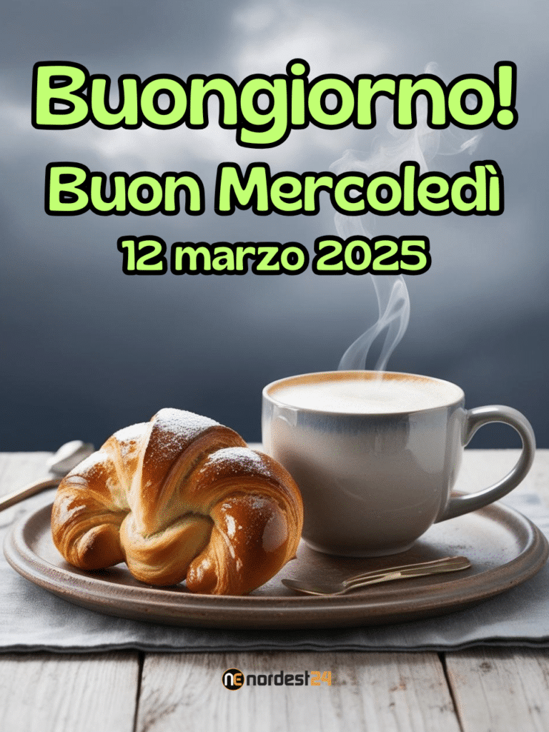 Immagini e Frasi di Buongiorno e buon Mercoledì 12 Marzo 2025