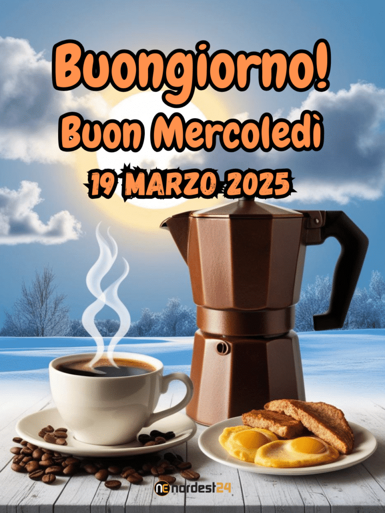 Frasi e immagini di buongiorno per mercoledì 19 marzo 202