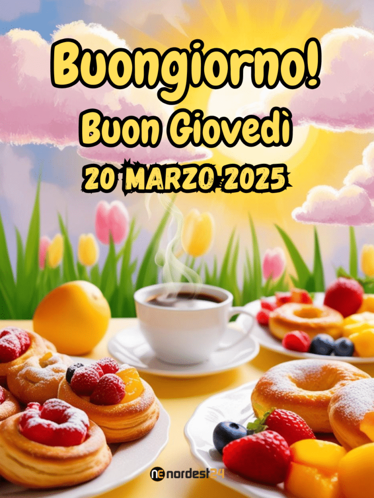 Immagini e frasi di buongiorno e buona giornata per giovedì 20 marzo, equinozio di primavera