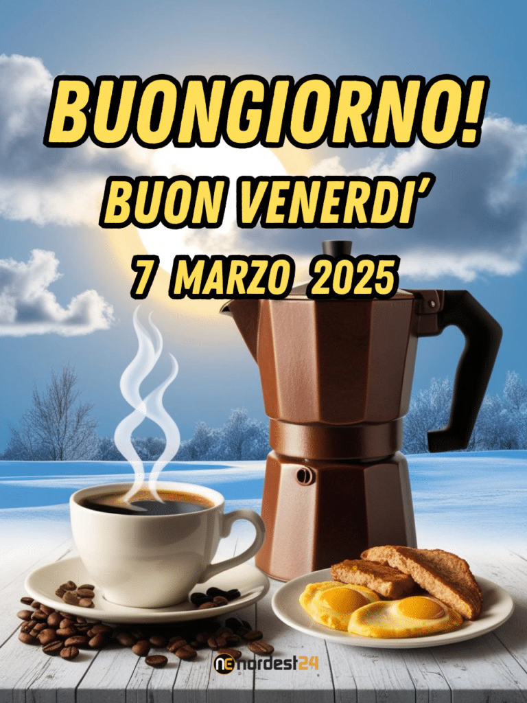 Immagini e frasi di Buongiorno per venerdì 7 Marzo 2025