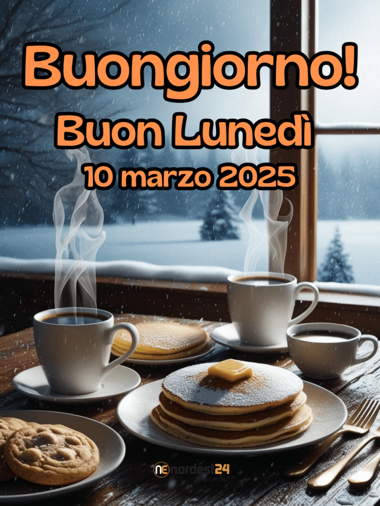 Immagini e frasi di "Buongiorno" e "Buon Lunedì" 10 Marzo 2025