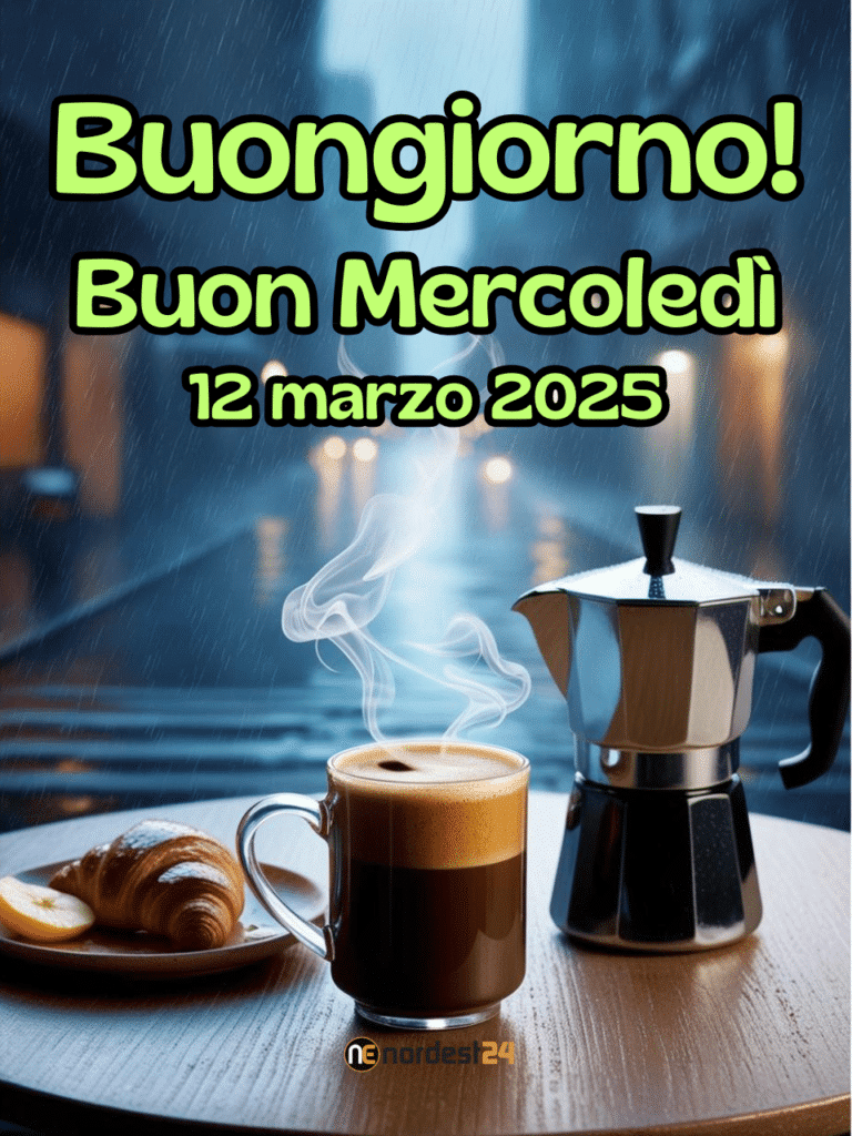 Immagini e Frasi di Buongiorno e buon Mercoledì 12 Marzo 2025