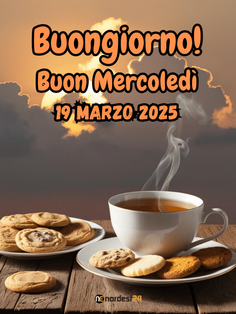 Frasi e immagini di buongiorno per mercoledì 19 marzo 202