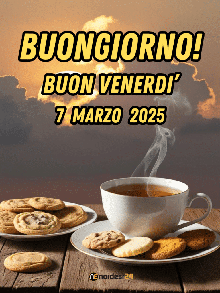 Immagini e frasi di Buongiorno per venerdì 7 Marzo 2025