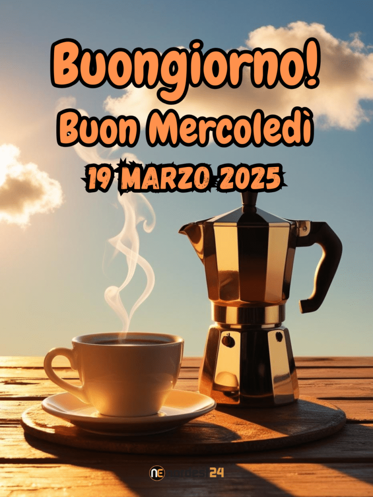 Frasi e immagini di buongiorno per mercoledì 19 marzo 202