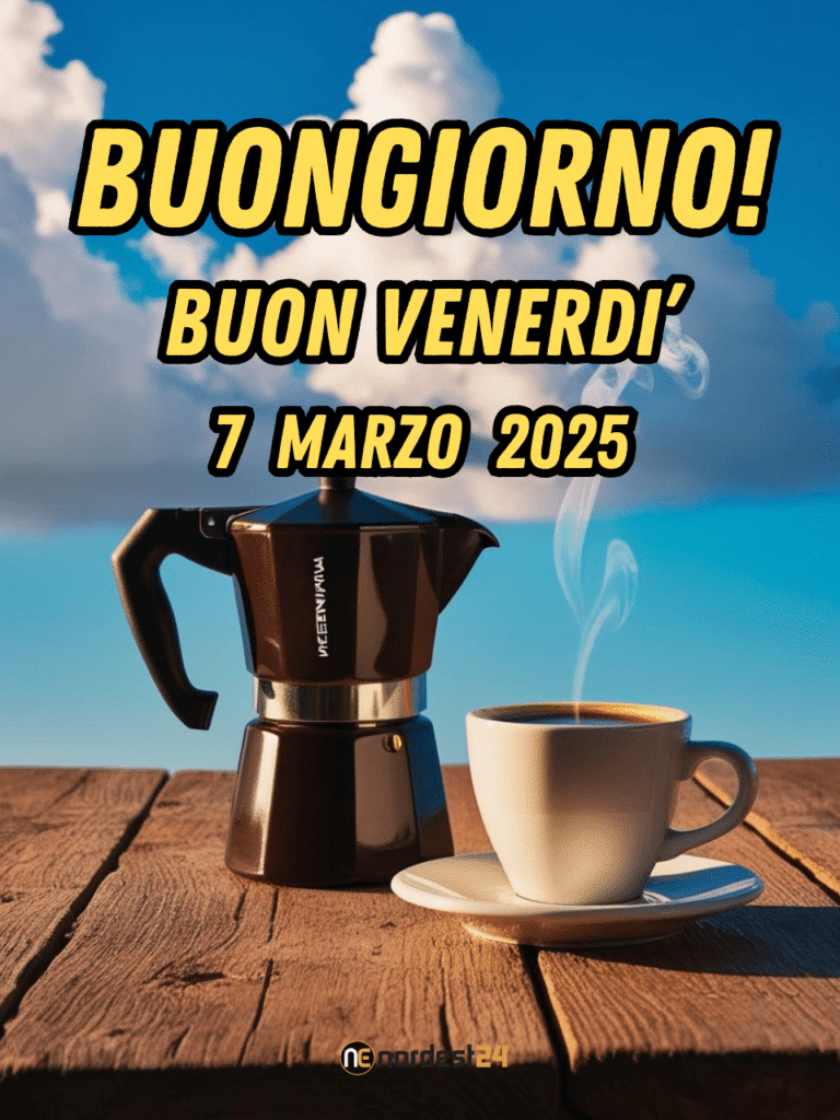 Immagini e frasi di Buongiorno per venerdì 7 Marzo 2025