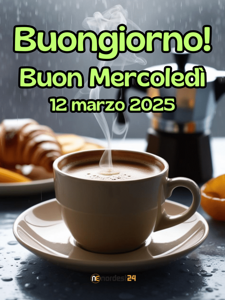 Immagini e Frasi di Buongiorno e buon Mercoledì 12 Marzo 2025