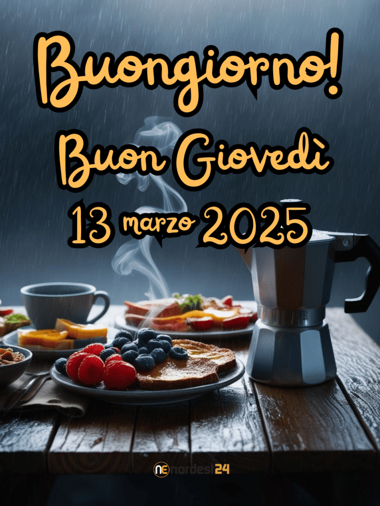 Immagini e frasi di Buongiorno per un Buon Giovedì 13 Marzo 2025