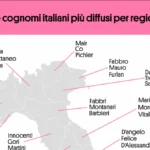 Ecco i cognomi più diffusi