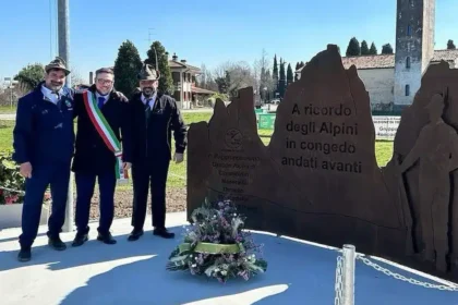 San Polo di Piave, inaugurata la nuova stele dedicata agli Alpini