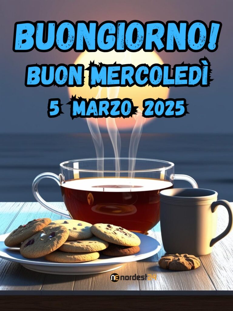 Immagini e frasi di Buongiorno per mercoledì 5 Marzo 2025: quali condividere