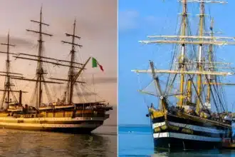 Amerigo Vespucci, la nave scuola arriva a Venezia il 27 marzo