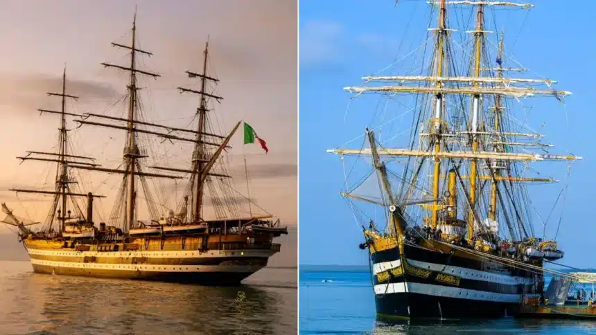 Amerigo Vespucci, la nave scuola arriva a Venezia il 27 marzo